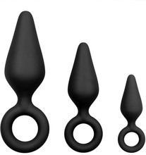 Easytoys Buttplug Set With Pull Ring Anaplugger pakke