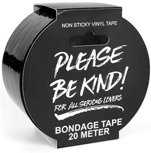 Bondage Tape Black 20 m Bondage tejp