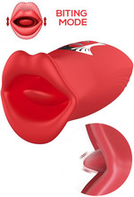 Ember Licking & Vibrating Mouth Shape Massager Klitoris stimulaattori
