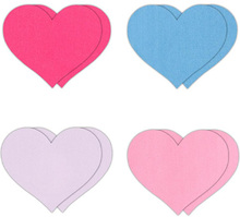 Pretty Pasties Heart II Assorted 4 Pair Nipple covers
