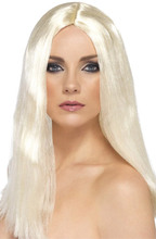 Star Style Long Straight Wig Blonde Blond Peruk