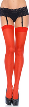 Leg Avenue Sheer Stockings Red O/S Strømpebukser
