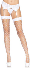 Fence Net Thigh Highs WhiteO/S Strømpebukser