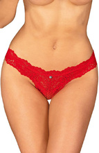 Obsessive Amor Cherris Thong Red S/M Pitsi pikkuhousut