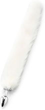 Zenn Deluxe Fluffy Fox Plug White Anaalitappi hännällä