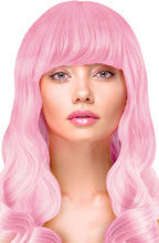 Party Wig Long Wavy Light Pink Hair Peruukki