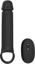 Ramrod Vibrating Extender With Remote 24 cm Penisforlenger/Sleeve med vibrator
