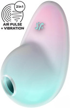 Satisfyer Pixie Dust Clitoral Stimulator Mint Pink Air pressure vibrator