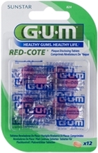 GUM Red Cote Plackkontroll 12 stk/pakke