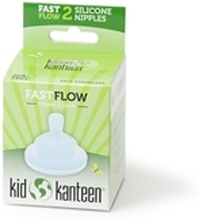 Kid Kanteen Baby Nipple Fast Flow 2 st/paket