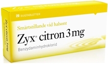 Zyx Citron (Läkemedel) 20 tabletter