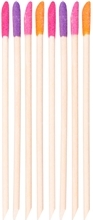 Brushworks Cuticle Crystal Sticks - 8 Pack 1 set