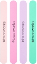 Brushworks Pastel Coloured Nail Files Set 1 set