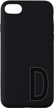 Design Letters Personal Cover iPhone Black A-Z D