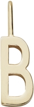 Design Letters Archetype Charm 10 mm Gold A-Z B