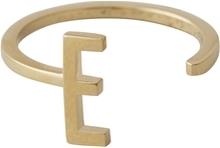 Design Letters Ring Gold A-Z E