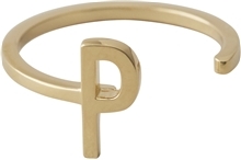 Design Letters Ring Gold A-Z P