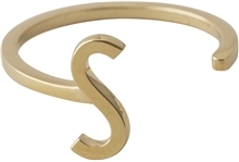 Design Letters Ring Gold A-Z S