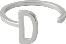 Design Letters Ring Silver A-Z D