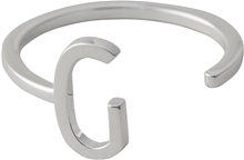 Design Letters Ring Silver A-Z G