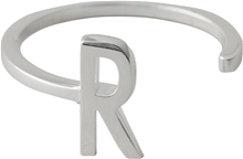Design Letters Ring Silver A-Z R