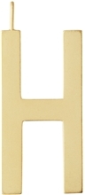 Design Letters Archetype Charm 30 mm Gold A-Z H