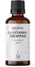 D3-vitamin droppar i olivolja 50 ml