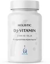 D3-vitamin i kokosolja 90 kapselia