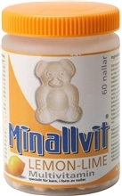 Minallvit 60 tabletter Lemon Lime