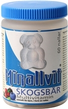 Minallvit 60 tabletter Skogsbär