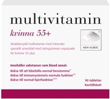 Multivitamin till kvinnor +55 90 tabletter