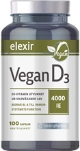 Vegan D3 4000IE 100 kapslar