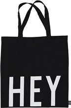Design Letters Tote Bag Hey Musta