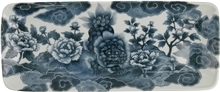 Japonism Plate 28,5x14x2,5cm Lion Black
