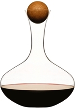 Vinkaraffel i Munnblåst Glass med Eikekork