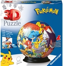 Palapeli 3D 72 Palaa Pokémon
