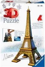 Puslespill bygning 3D - Eiffeltårnet