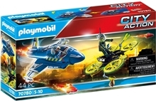 70780 Playmobil City Police Jet: Jakt med droner