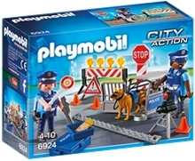 6924 Playmobil Polis med Vägspärr