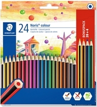 Färgblyertspenna Noris 24-pack