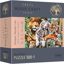 Trefl Wood Palapeli Wild Cats 501 Palaa