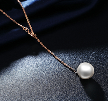 Halsband "Lonely Pearl" med kedja i 18 K Guldplätering