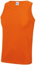 Sport singlet/hemd oranje voor heren