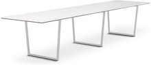 Konferensbord Framie, vit bordsskiva, 460 x 100, Vit