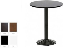 Oslo komplett bord i svart, dia 70 cm