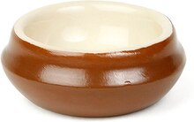 Smörskål Provence, 2 cl, 20 g, stengods, brun/beige