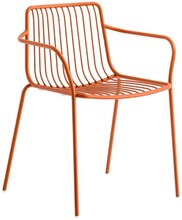Karmstol Nolita 3655, sh.46,5 cm, stapelbar, orange