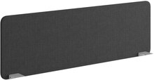 Bordsskärm Silencio Basic, svart, 140x51,5x2,2 cm