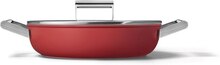 Traktörpanna 50's Style, 28 cm, röd