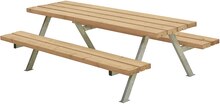 Bänkset Alpha Junior, 10-sits, Thermowood, natur